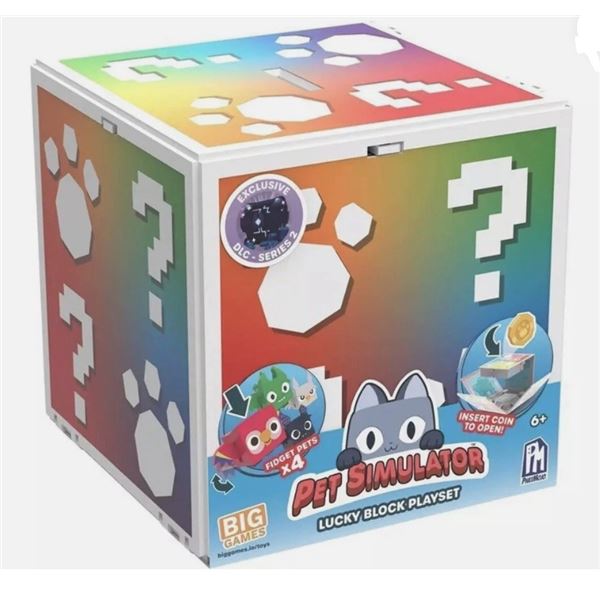 Pet Simulator X Lucky Block Game - Exclusive DLC Series 2 - (4 figures included)