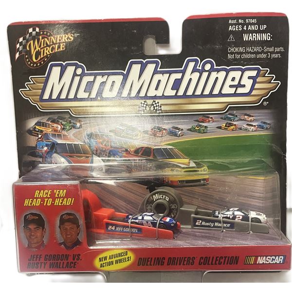Winner's Circle Micro Machines Dueling Drivers Jeff Gordon vs. Rusty Wallace