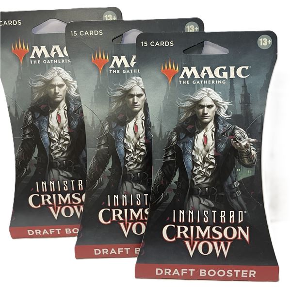 Magic the Gathering Cards,  3 Packs, 15 cards per pack