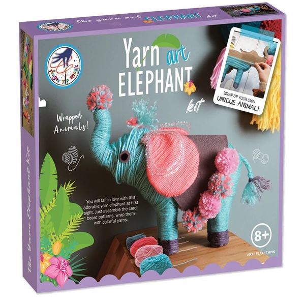 DIY Yarn Art Kit - Elephant