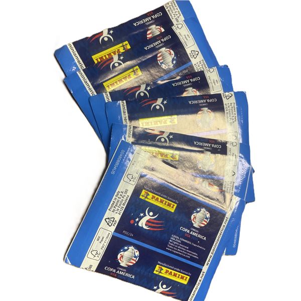 Panini 2024 CONMEBOL Copa America USA Soccer sticker packs , QUANTITY SIX PACKS