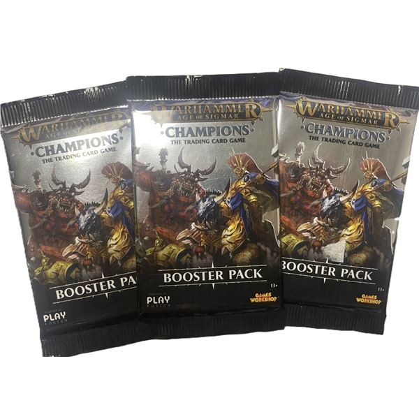 Warhammer Age of Sigmar Cards,  THREE PACKS