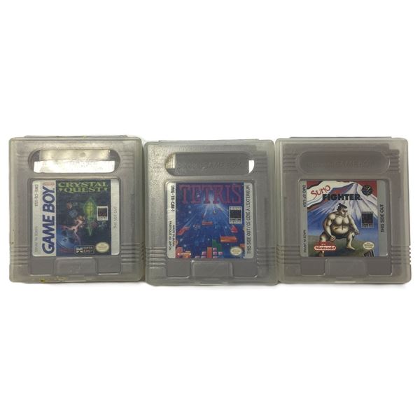 THREE Nintendo Game Boy Games , VINTAGE
