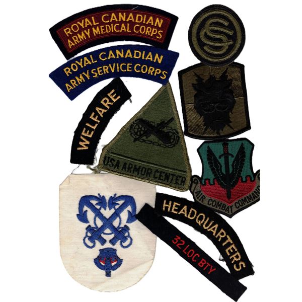 Group of 10 Badges / Patches