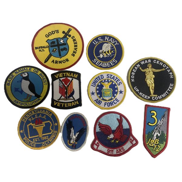 Group of 10 Badges / Patches