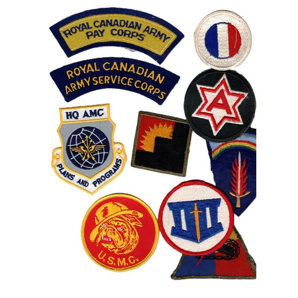 Group of 10 Badges / Patches