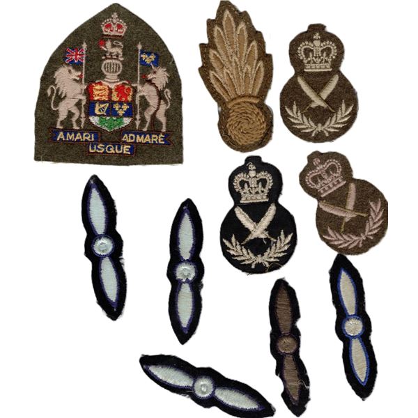 Group of 10 Badges / Patches