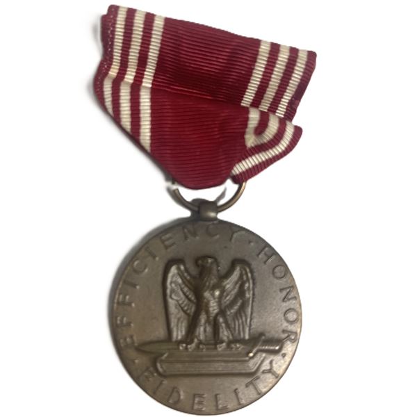 United States Army Good Conduct Medal,  inscription "EFFICIENCY HONOR FIDELITY".