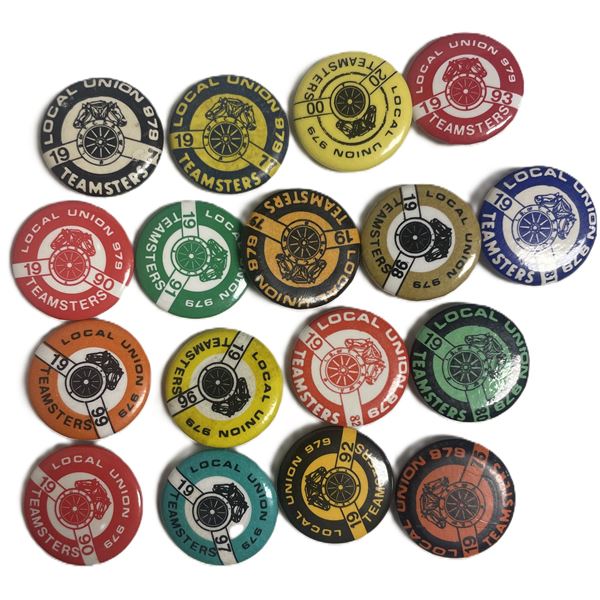 Vintage Teamsters Local Union 979 pins