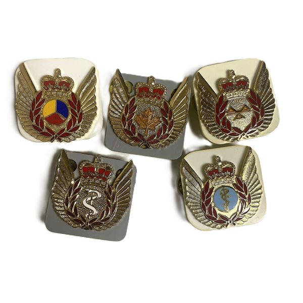 RCAF Flight Crew, Medic, Loadmaster, Steward , 5 Cap Pins