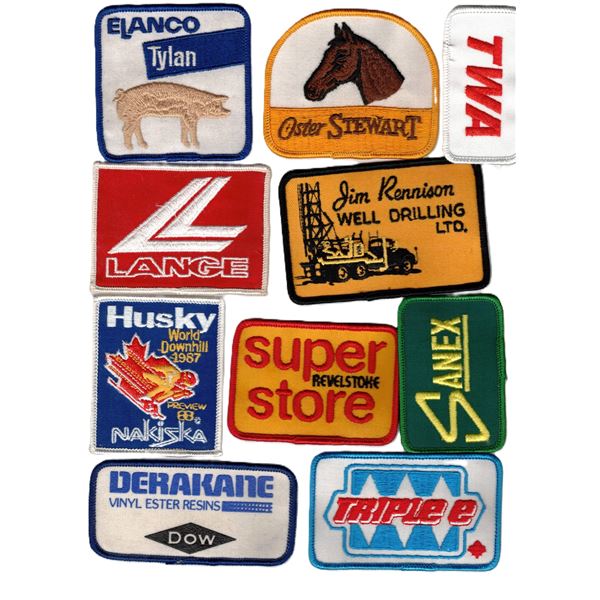 Group of 10 Badges / Patches