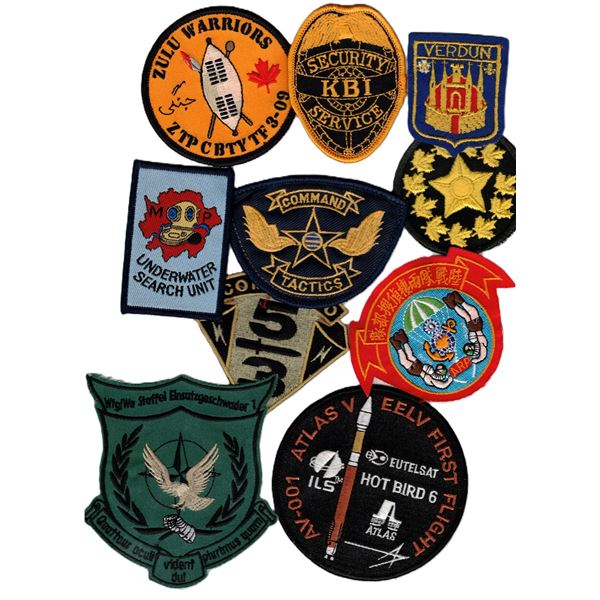 Group of 10 Badges / Patches