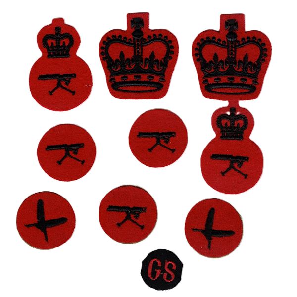 Group of 10 Badges / Patches