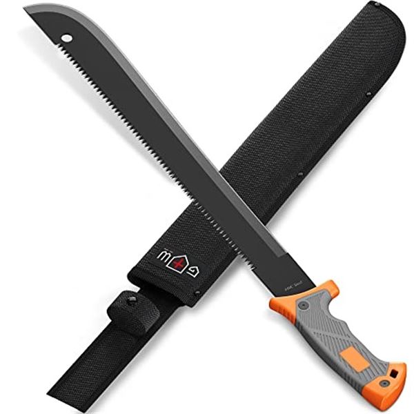 Machete 18.5 inch serrated blade