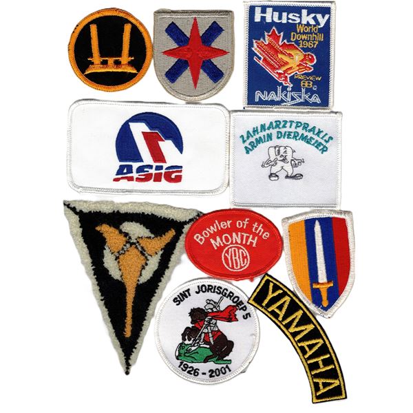 Group of 10 Badges / Patches
