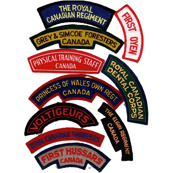 Group of 10 Badges / Patches