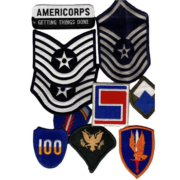 Group of 10 Badges / Patches