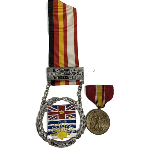 "Bint Wandertag Deutsch-Canadian-Club , United States National Defense Service Medal