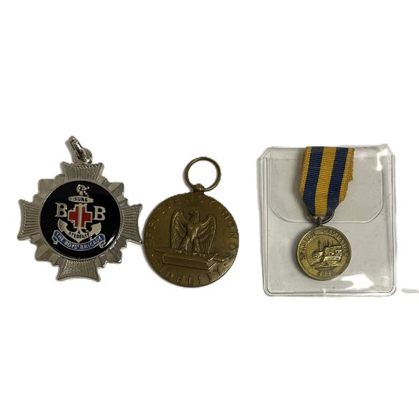 Boys' Brigade Squad Medal, Maritime War Cross ,Canadian Air Cadet Service Medal