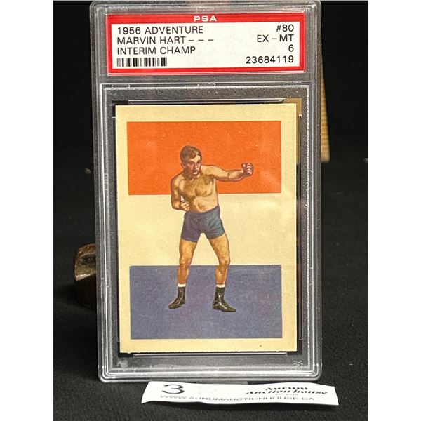1956 Adventure Marvin Hart - - - Interim Champ #80 EX-MT PSA 6