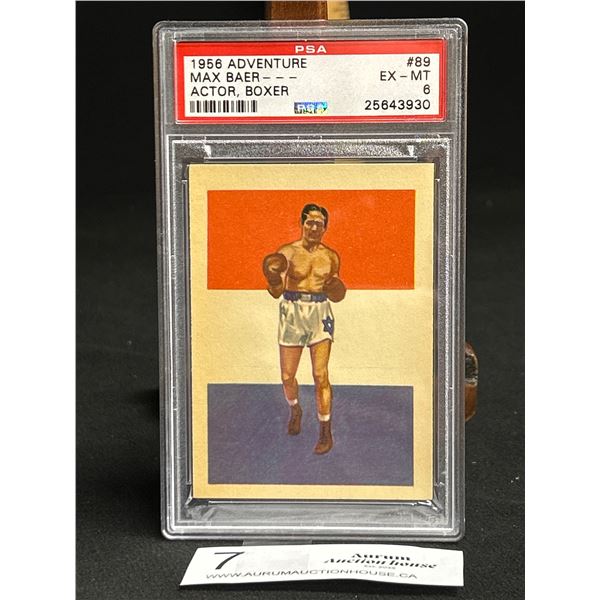 1956 Adventure Max Baer "Actor, Boxer" #89 EX-MT PSA 6