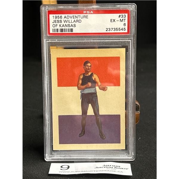 1956 Adventure Jess Willard of Kansas #33 EX-MT PSA 6