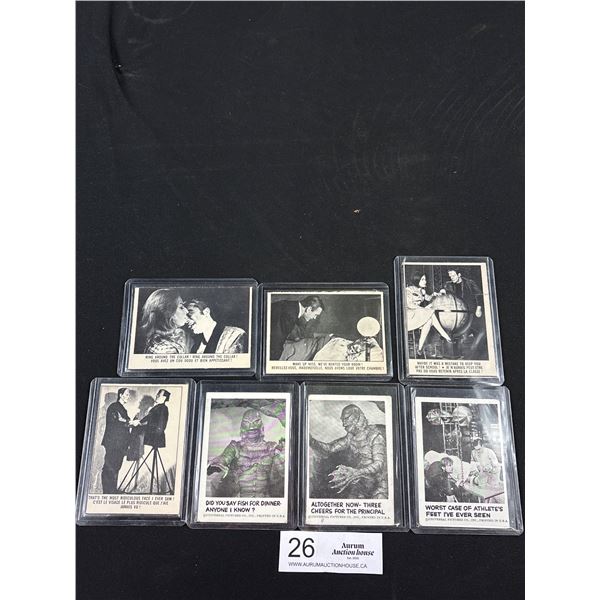 1961 Spook Stories Trading Cards x 7