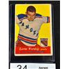 Image 2 : Lorne Worsley 1957 New York Rangers Topps Trading Card
