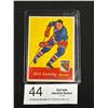 Image 1 : William Gadsby 1957 New York Rangers Topps Trading Card
