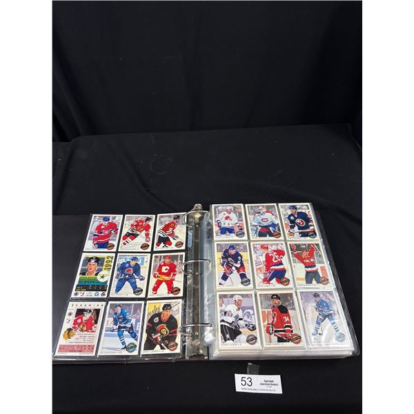 Binder Lot of 1993 O.P.C. & 1991 7th Inning Stretch Hockey Cards