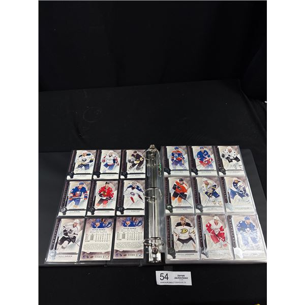 Binder Lot of 2016-17 Upper Deck Artifacts Hockey Cards