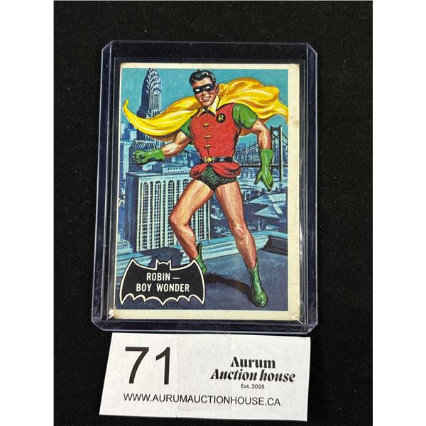 1966 Batman Black Bat #2 Robin - Boy Wonder Rookie Card