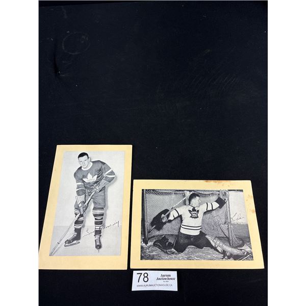 1944-64 Turk Broda and Ted Kennedy Group 2 Bee Hive Photo