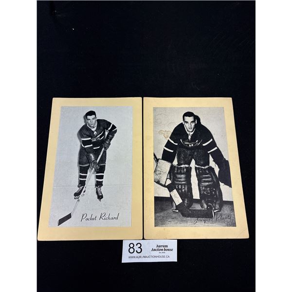 1944-64 Jacques Plante and Pocket Richard Group 2 Bee Hive Photo