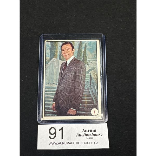 1966 Topps Batman Bat Laffs #1 Card Adam West