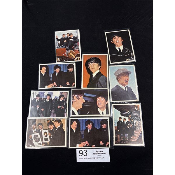 Lot of 10 1964 Topps Beatles Diary Cards