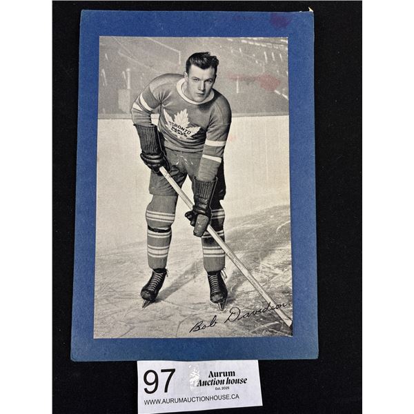 1934-43 Bob Davidson Group 1 Bee Hive Hockey Photo