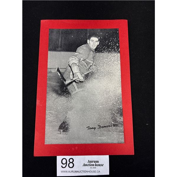 1934-43 Tony Demers Group 1 Bee Hive Hockey Photo
