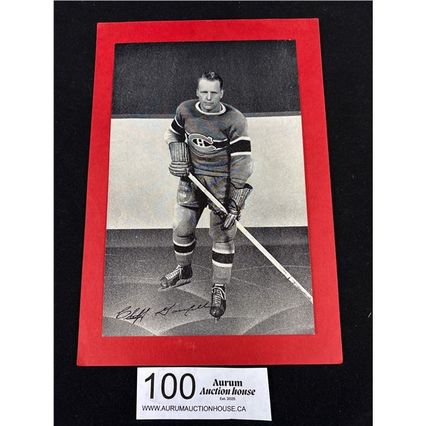 1934-43 Cliff Goupile Group 1 Bee Hive Hockey Photo