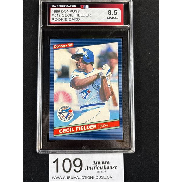 1986 Cecil Feilder High Grade Rookie Card