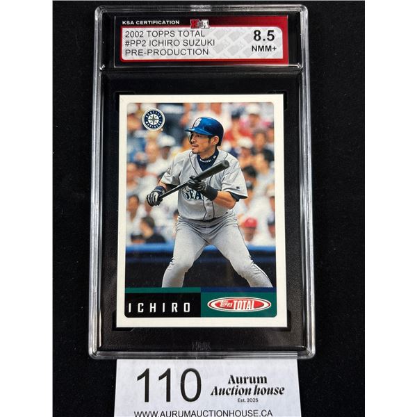 Rare 2002 2nd Year Pre Production Ichiro Card KSA-8.5