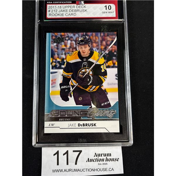 Young Guns Jake DeBrusk Rookie Card KSA-10