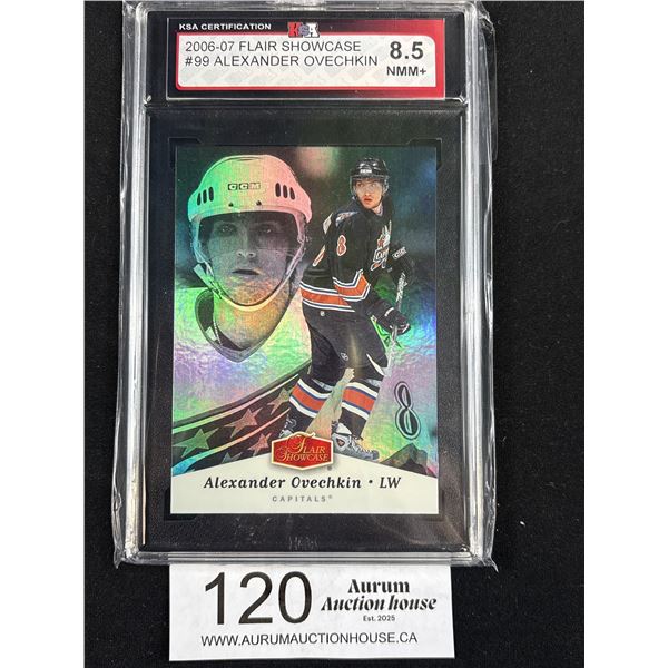 Flair Showcase Alexander Ovechkin 2nd Year Card KSA-8.5