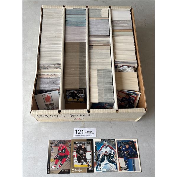Box Lot of Hockey Cards UD, O.P.C. etc