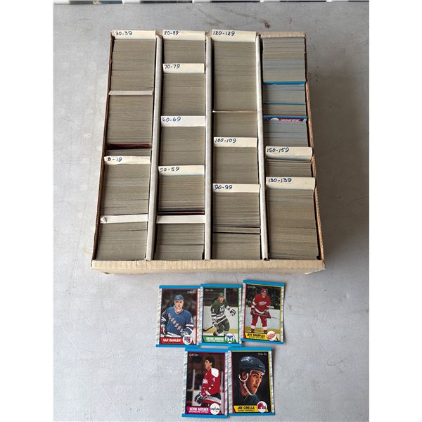 Box Lot of Hockey Cards O.P.C. etc