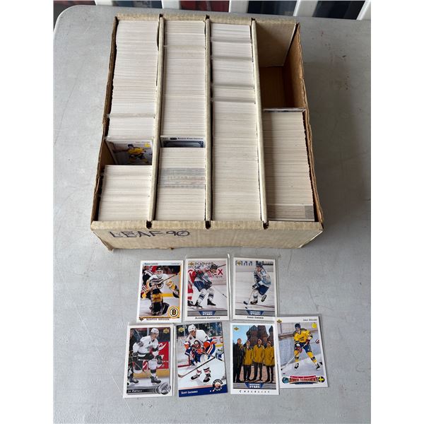 Box Lot of Hockey Cards Score etc