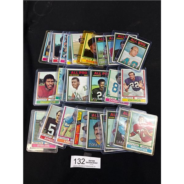 Lot of 27 1974 Topps NHL All Pros Hall of Famers Trading Cards