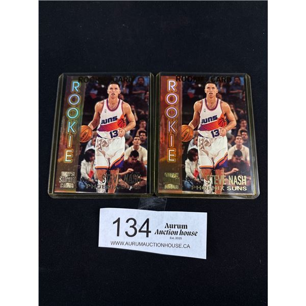 Lot of 2 Steve Nash Rookie Cards 1997