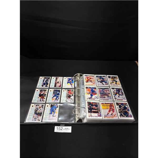 Binder Lot of 90s Upper Deck Hockey Canada