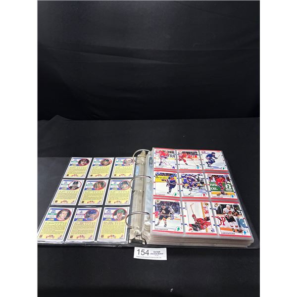 Binder Lor of 1990 Score Hockey cards